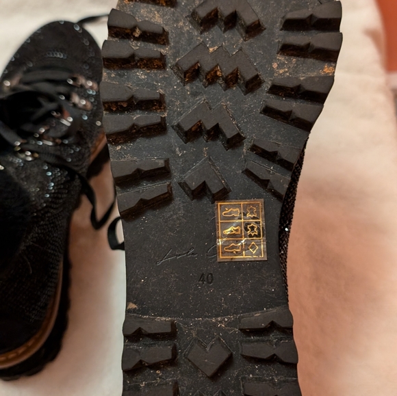 Lola Cruz Embellished Combat Boots - Picture 7 of 13